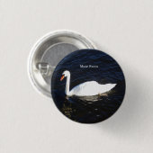 Knop Stomme Swan Ronde Button 3,2 Cm (Voorkant /achterkant)