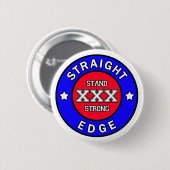 Knop Straightedge Ronde Button 5,7 Cm (Voorkant /achterkant)