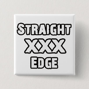 Knop Straightedge Vierkante Button 5,1 Cm