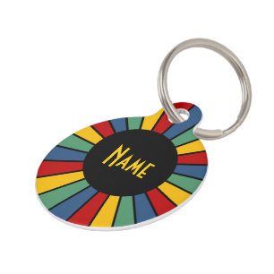 KNOP STRALEN I + jouw foto, tekst, monogram Huisdierpenning