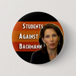 Knop Studenten tegen Bachmann campagne Ronde Button 5,7 Cm