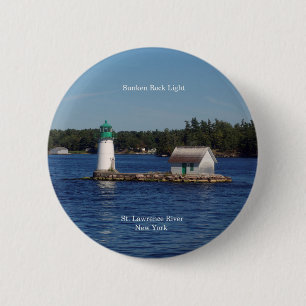 Knop Sunken Rock Light Ronde Button 5,7 Cm