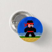 Knop Super Kind Ninja Ronde Button 3,2 Cm (Voorkant /achterkant)