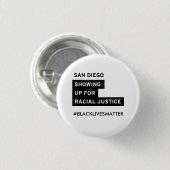 Knop SURJSD Black Lives Matter Ronde Button 3,2 Cm (Voorkant /achterkant)