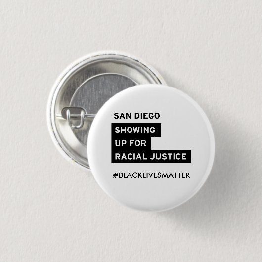 Knop SURJSD Black Lives Matter Ronde Button 3,2 Cm (Voorkant /achterkant)