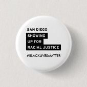 Knop SURJSD Black Lives Matter Ronde Button 3,2 Cm (Voorkant)