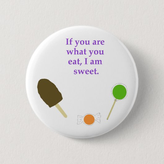 Knop Sweet Ronde Button 5,7 Cm (Voorkant)