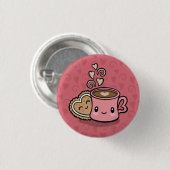 Knop Sweet Trein Ronde Button 3,2 Cm (Voorkant /achterkant)