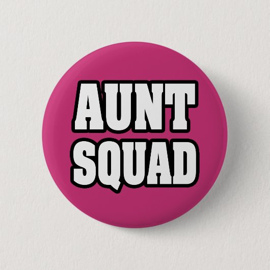Knop Tante Squad Ronde Button 5,7 Cm (Voorkant)