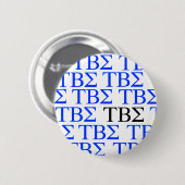 Knop Tau Beta Sigma Ronde Button 5,7 Cm (Voorkant /achterkant)