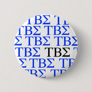 Knop Tau Beta Sigma Ronde Button 5,7 Cm