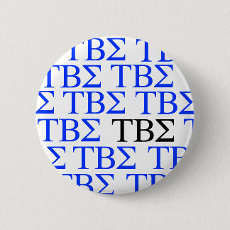 Knop Tau Beta Sigma Ronde Button 5,7 Cm