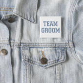 Knop Team Groom Vierkante Button 5,1 Cm (In situ)