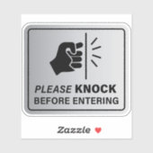 Knop Teken Sticker (Vel)