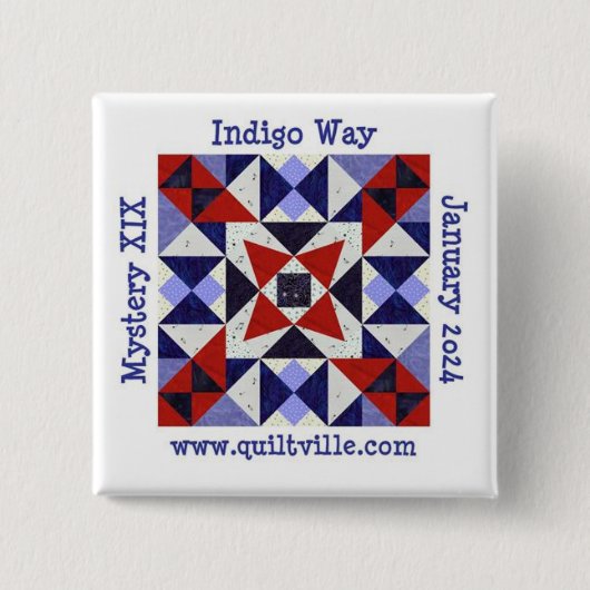 Knop Terug pinnen Vierkante Button 5,1 Cm (Voorkant)