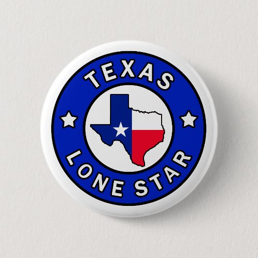 Knop Texas Lone Star Ronde Button 5,7 Cm (Voorkant)
