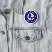Knop Texas Lone Star Ronde Button 5,7 Cm (In situ)