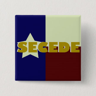 Knop Texas SECEDE vierkant Vierkante Button 5,1 Cm