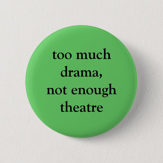 Knop Theater en drama Ronde Button 5,7 Cm (Voorkant)