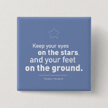 Knop Theodore Roosevelt citaat AANGEPASTE KLEUR