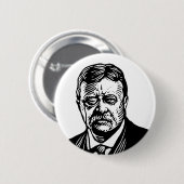Knop Theodore Roosevelt Ronde Button 5,7 Cm (Voorkant /achterkant)