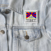 Knop Tibet Vierkante Button 5,1 Cm (In situ)