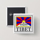 Knop Tibet Vierkante Button 5,1 Cm (Voorkant /achterkant)