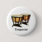 Knop Timpanist Ronde Button 5,7 Cm (Voorkant)