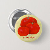 Knop Tomaten Ronde Button 5,7 Cm (Voorkant /achterkant)