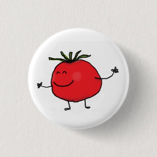 Knop Tomato Ronde Button 3,2 Cm (Voorkant)