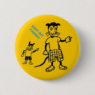 Knop Trage dieren Ronde Button 5,7 Cm