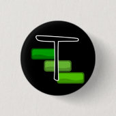 Knop Tufão Ronde Button 3,2 Cm (Voorkant)