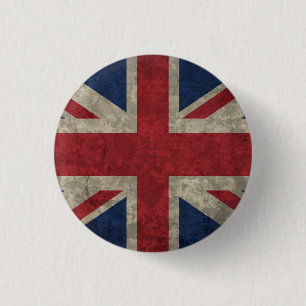 Knop Union Jack Ronde Button 3,2 Cm