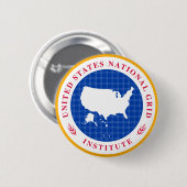 Knop - USNG Instituut Ronde Button 5,7 Cm (Voorkant /achterkant)