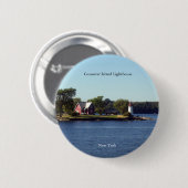 Knop van Crossover Island Lighthouse Ronde Button 5,7 Cm (Voorkant /achterkant)