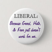 Knop van gemiddelde grootte ronde button 5,7 cm (Voorkant)