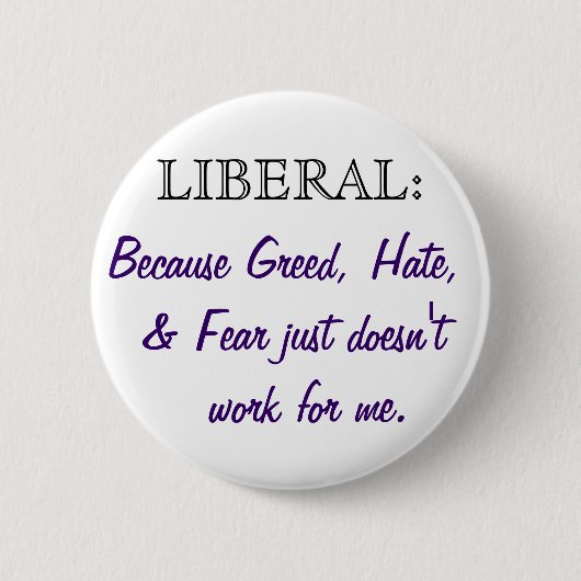 Knop van gemiddelde grootte ronde button 5,7 cm (Voorkant)