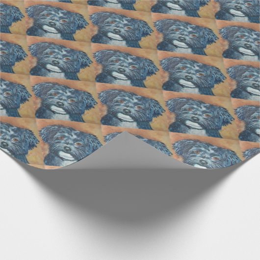 KNOP VAN HET HAVANESE POPPY WRAPPY PAPER CADEAUPAPIER (Hoek)