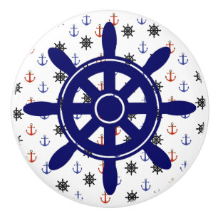 Knop van het Kabinet Themed van het anker en van
