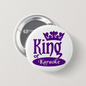 Knop van Karaoke Ronde Button 5,7 Cm (Voorkant /achterkant)