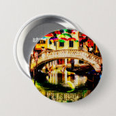 knop van Venetiaanse brug Ronde Button 7,6 Cm (Voorkant /achterkant)
