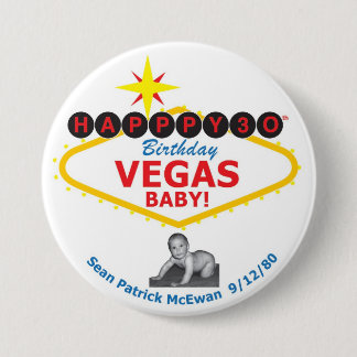 Knop Vegas Baby Ronde Button 7,6 Cm