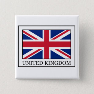 Knop Verenigd Koninkrijk Vierkante Button 5,1 Cm