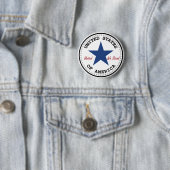 Knop Verenigde Staten van Amerika Ronde Button 5,7 Cm (In situ)