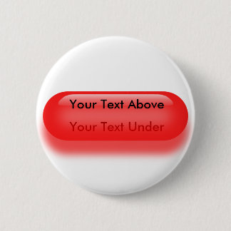Knop Vertaling in rode knoopbadge naamtag Ronde Button 5,7 Cm