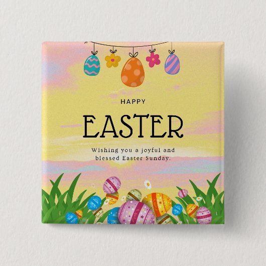 Knop Vierkante Button 5,1 Cm (Voorkant)