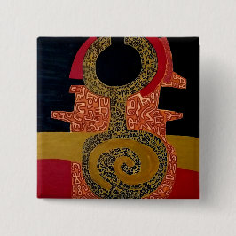 Knop Vierkante Button 5,1 Cm