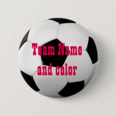 Knop Voetbal label instellen Ronde Button 5,7 Cm (Voorkant)