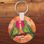 knop vogels sleutelhanger (Voorkant)