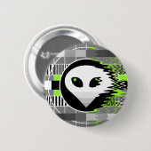 Knop voor Alien TV Round Ronde Button 5,7 Cm (Voorkant /achterkant)